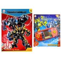 ราคา หนังสือ 2 Transformers Colouring Book 4 Colour+เกม Handheld Games (Gift Set) (8856652051325)