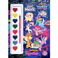 ราคา หนังสือ My Little Pony The Movie Adventures Together ระบายสีตามตัวเลข+สีน้ำและสติ๊กเกอร์ (8854654187837)