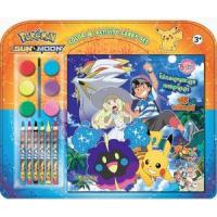 ราคา หนังสือ Pokemon SUN&MOON COLOR & ACTIVITY CARRY SET โปเกมอนตะลุขเขตอโลลา+สีน้ำและสีไม้ (8854654162926)
