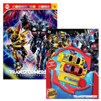 ราคา หนังสือ 1 Transformers The Last Knight Coloring Book 4 Colour+รถแข่งตีลังกา Transformers The Last Knight (8856652051318)