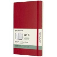 ราคา 2021-2022 MOLESKINE 18M WEEKLY PLANNER RED SOFT (8056420856347)