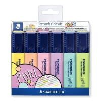 ราคา STAEDTLER ปากกาเน้นข้อความ Textsurfer classic รุ่น 364 คละสีพาสเทล (แพ็ค 6 ด้าม) (1009569)