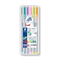 ราคา ชุดปากกา STAEDTLER รุ่น triplus fineliner สีพาสเทล ขนาด 0.3 มม. บรรจุ 6 สี/กล่อง (1092128)