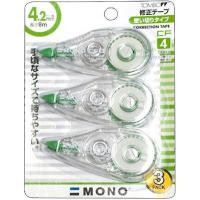 ราคา เทปลบคำผิด 4.2 มม.x8 ม. (3ด้าม) (CT-CF4) ทอมโบว CT-CF (1311160)