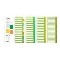 ราคา อินเด็กซ์พลาสติก (1-31) คละสี ONE (6004122)