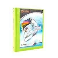 ราคา แฟ้มโชว์เอกสาร 3 ห่วง A4 สัน5ซม.เขียวมะนาว ตราช้าง 444 (609002L)