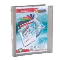 ราคา แฟ้มโชว์เอกสาร 3 ห่วง A4 สัน 3 ซม. เทา ตราช้าง 231 (609218T)