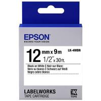 ราคา เทปพิมพ์อักษร Epson LK-4WBN 12 มม. ดำพื้นเทปขาว (8002540)