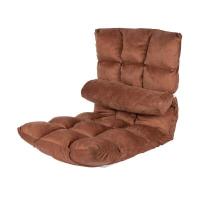 ราคา เบาะนั่งญี่ปุ่นปรับเอนได้ พร้อมหมอนอิง สีน้ำตาล (A014636)