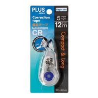 ราคา เทปลบคำผิด 5มม.x12ม. คละสี พลัส WH-1805 (1009607)