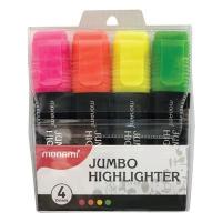 ราคา ปากกาเน้นข้อความ Monami Jumbo X2049049990 คละสี(แพ็ค4) (1011447)