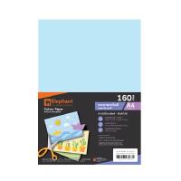 ราคา กระดาษการ์ดสี ตราช้าง A4 160แกรม 50แผ่น/แพ็ค สีฟ้า (5096467)
