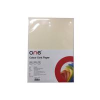 ราคา ONE กระดาษการ์ดสี A4 สีครีม (50 แผ่น/แพ็ค) (5096562)