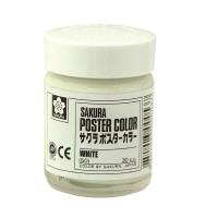 ราคา สีโปสเตอร์ SAKURA PWS-50 สีขาว 30 c.c. (K091603)