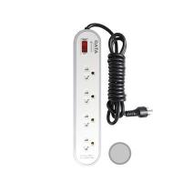 ราคา DATA รางปลั๊กไฟ (มอก.) 4 ช่อง รุ่น AP4156 สีเทา ขนาด 3 ม. (8003827)