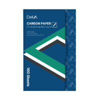 ราคา DELTA กระดาษคาร์บอน สีน้ำเงิน ขนาด 21x33 ซม. แพ็ค 100 แผ่น (5000936)