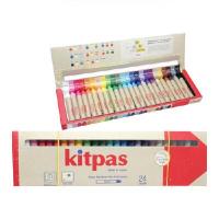 ราคา KITPAS สีเทียน Rice Bran Wax Art Crayons 24 สี รุ่น B-KMRW-24C (1094451)