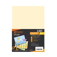 ราคา กระดาษการ์ดสี A4 120แกรม 100แผ่น/แพ็ค สีครีม ตราช้าง (5096466)