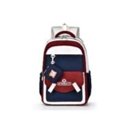 ราคา ME.STYLE กระเป๋าเป้พร้อมกระเป๋าใส่เหรียญปักแมว สีกรมแดง ขนาด 47 x 33 x 20 ซม. (K092948)