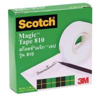 ราคา SCOTCH เทปขุ่น แกน 1 นิ้ว รุ่น 810 ขนาด 3/4 นิ้ว x36 หลา (3090050)