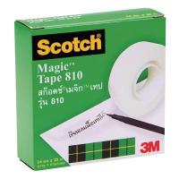 ราคา SCOTCH เทปขุ่น รุ่น 810 ขนาด แกน 1 นิ้ว x 36 หลา (3090030)