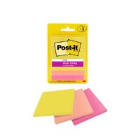 ราคา สติกกี้โน้ต โพสต์-อิท 654-3SSJOY คละสี 3x3" (แพ็ค3เล่ม) (5096506)