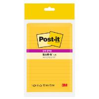ราคา POST-IT ซุปเปอร์สติกกี้โน้ต มีเส้น ขนาด 4x6 นิ้ว สีเหลือง รุ่น 4621-1SS3Y (5097674)