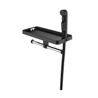 ราคา BATH&BATH BT-0325MB ชุดสายฉีดชำระ+ที่ใส่ทิชชู่ ดำ (1248611)