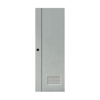 ราคา ANYHOME ประตูห้องน้ำ UPVC ร่องดำ เกล็ด AG2 70X200 เทา/เจาะ (1254602)