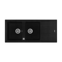 ราคา TEKA ซิงค์แกรนิต2หลุม1พักSTONE80B-TG 2B 1D*ดำ (1142557)