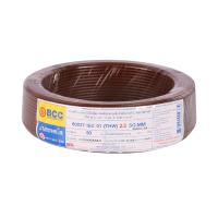 ราคา BCC สายไฟ IEC01 THW 1x2.5 SQ.MM50M.*น้ำตาล (1170886)