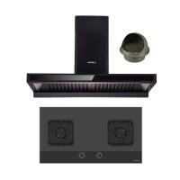 ราคา HAFELE ชุดเซ็ท เครื่องดูดควัน 495.38.353 + เตาแก๊สฝัง 495.06.198 + หน้ากากกันแมลง 495.38.339 (1323809)