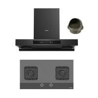 ราคา HAFELE ชุดเซ็ท เครื่องดูดควัน 495.38.380 + เตาแก๊งฝัง 495.06.199 + หน้ากากกันแมลง 495.38.339 (1324381)