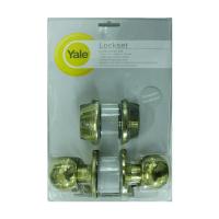 ราคา YALE ลูกบิด CB-9217US3 ทองเหลือง/ขัดเงา (1012616)