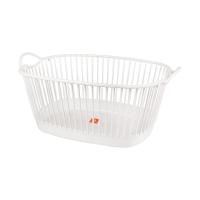 ราคา ANYHOME ตะกร้าผ้าทรงเตี้ย 2157 สีขาว (1124182)