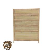 ราคา MKF ตู้รองเท้าอลูมิเนียม MK 5 ชั้น*ลายไม้ (1144472)