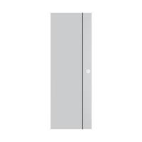 ราคา ANYHOME ประตูห้องน้ำ UPVC ร่องดำ AG1 70X200 ขาว/เจาะ (1245399)