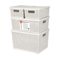 ราคา ANYHOME ชุดตะกร้าหวาย 4 ชิ้น 53126 (1247197)
