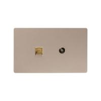 ราคา MAX LIGHT TH-FT LAMOUR ชุดTV+LAN CAT6 FS-STVC6*เบจ (1256942)