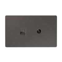 ราคา MAX LIGHT TH-FT LAMOUR ชุดTV+LAN CAT6 FS-BTVC6*เทา (1256954)