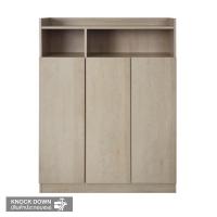 ราคา MOOVE ตู้รองเท้าใหญ่ 90x39x120 สีไม้ยาง (1257827)