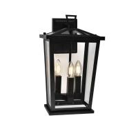 ราคา MAX LIGHT ไฟผนังนอก HJ-2602-3WL *สีดำ E14x3 (1262767)