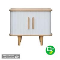 ราคา MOOVE ตู้ข้างเตียง E1 บานเลื่อน 60x40x45 สีขาว (1284591)