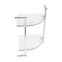 ราคา HAFELE 499.98.004 ชั้นกระจกวางของ 2 ชั้นเข้ามุม (90247)