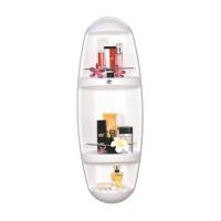 ราคา QUEEN ชั้นวางของเข้ามุมSH-CA-QC3-WT*ขาว (93536)