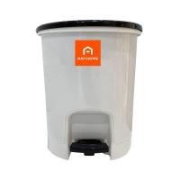 ราคา ANYHOME ถังขยะแบบเหยียบ 6 ลิตร No.541 สีขาว+ฝาดำ (1077832)