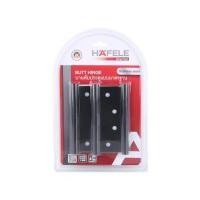 ราคา HAFELE บานพับ 489.04.045 4แหวนรอง แพ็ค3 สีดำ (1250071)