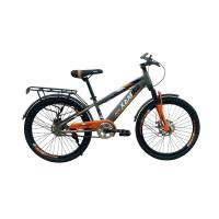 ราคา THAI SUN SPORT จักรยานล้อ24นิ้ว BIKE0017 เทาส้ม (1338094)