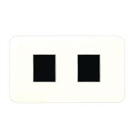 ราคา PANASONIC ฝาพลาสติก 2 ช่อง รุ่น WNG 6802W (78007)