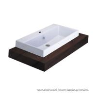 COTTO (BATH) C0900อ่างล้างหน้าควอโด้ 1 รูก๊อก ขาว
